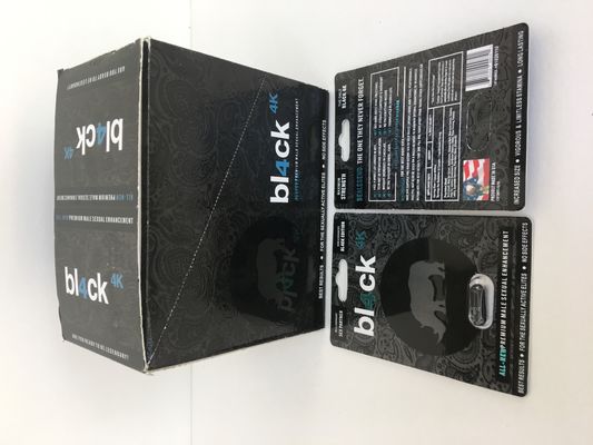 Black 4K Sex Pills for Men 1 Box = 24 Pills
