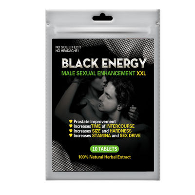 Black Energy Men'S Sexual Performance Pills For Men 1 Box 10 Pills